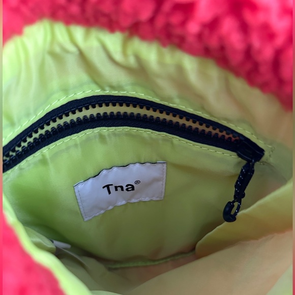 TNA Red Sherpa Crossbody Bag - Picture 3 of 5